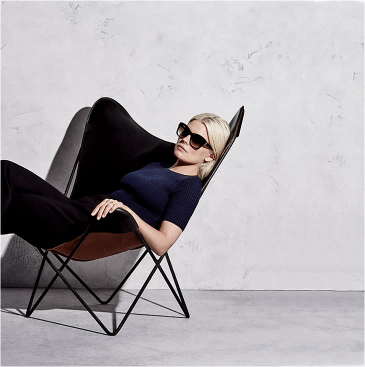 Celebrity stylist Kate Young wears Kate Young for Tura style K528 in black