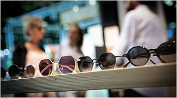 Komono sunglasses on display at SILMO