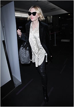 LA LUXE
Academy Award-winning actress Cate Blanchett steps out in Max Mara MM Overlap sunglasses from Safilo in the City of Angels.
Credit: Getty Images