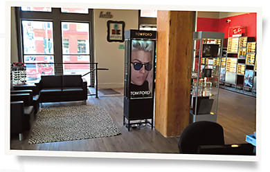 The company relies on vendors to bring brand power and visual impact to its newer stores