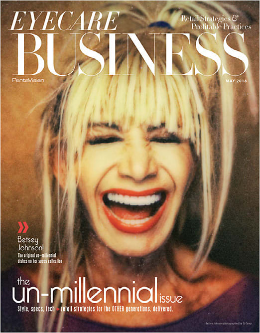 Our decidedly unconventional, un-millennial cover this month features the 75-year-old fashion design tour de force—Betsey Johnson.