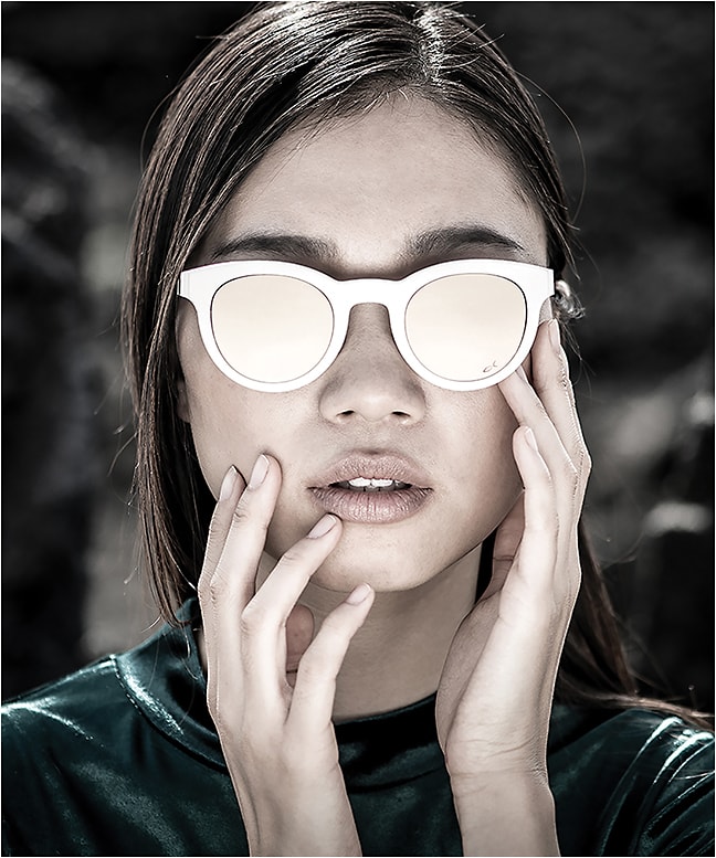 Sunwear from Blackfin shown in the company’s new 2017 ad campaign