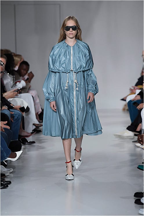 Sunglass style CKNYC1875SR from Marchon on the Spring 2018 CALVIN KLEIN 205W39NYC runway. Photo: Giovanni Giannoni