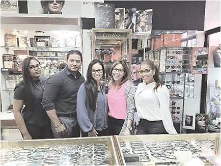 From left: Staff members Roberta Guzman, Henry Rodriguez, Hanoy Borja, Marisol Reyes, Katherine Villar