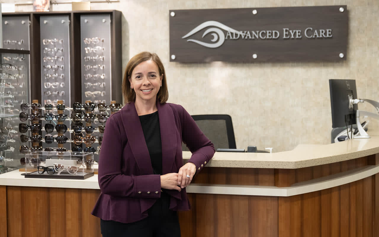 Christine Sykora, practice administrator at Advanced Eye Care, SC, in New Lenox and Lemont, Illinois.
