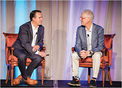 Drs. Lifferth (left) and Fechtner discussed glaucoma at OMS.