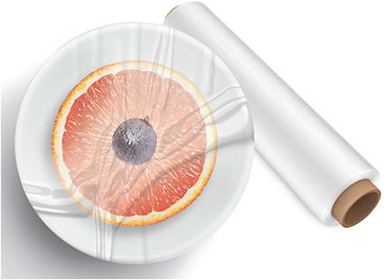 Wrinkled Saran wrap is analogous to dry eye vision.