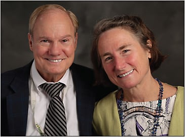 Jerry Shields, MD, and Carol Shields, MD
PHOTO COURTESY DRS. SHIELDS