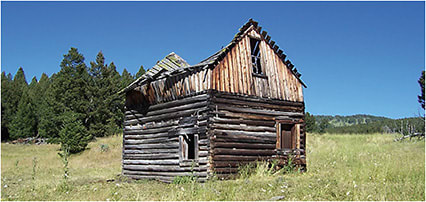 The Periman homestead circa 1880. “It takes many helpful and encouraging people to raise a barn.” IMAGE COURTESY LAURA M. PERIMAN, MD