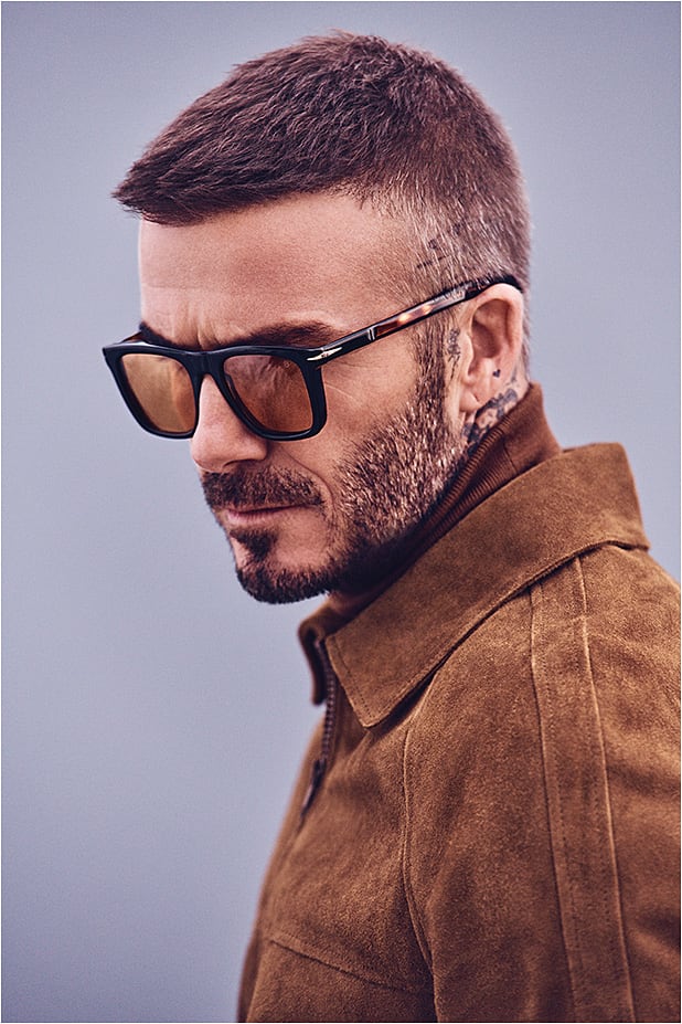 David Beckham in model DB 7000/S.