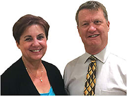 Lorie White, administrator/ optician, and Eric White, O.D.