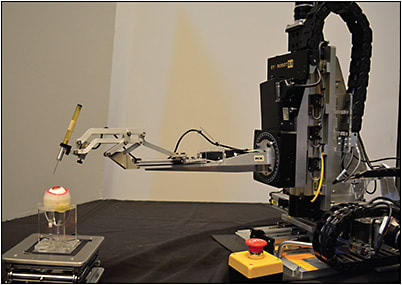 Figure 1. The Steady Hand cooperative-assist robot.