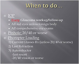 A slide from a PowerPoint presentation used by Dr. Quint’s office to help train new opticians.Image courtesy of Dr. Quint