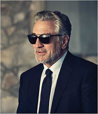STYLE, DEFINED
Robert De Niro in Ermenegildo Zegna style EZ0073 from Marcolin during the making of "Defining Moments,” the brand’s new campaign starring De Niro and McCaul Lombardi.
