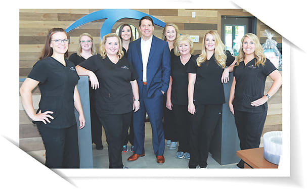4 Dr. Fry and members of the staff at Premier Eyecare.
Photo: (4) courtesy of Stan Bass Photography
