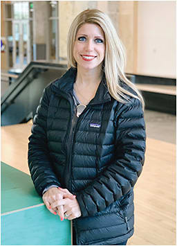 Dr. Hauser in her Patagonia jacket.
Photo courtesy of Dr. Whitney Hauser