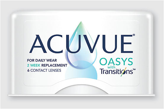 ACUVUE OASYS WITH TRANSITIONS
For full lens parameters and product information, visit bit.ly/AcuvueOT.
