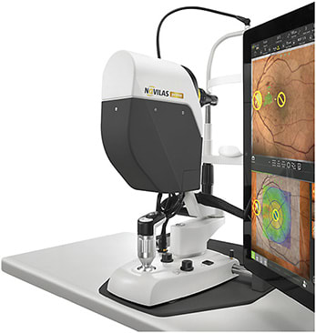 The Navilas digital pre-planning touchscreen monitor.IMAGE COURTESY OD-OS