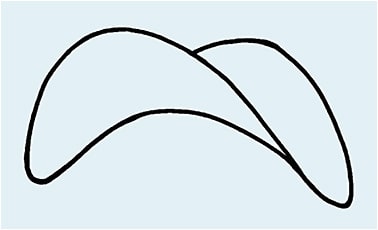 Figure 6. Illustration of a hyperbolic paraboloid surface.