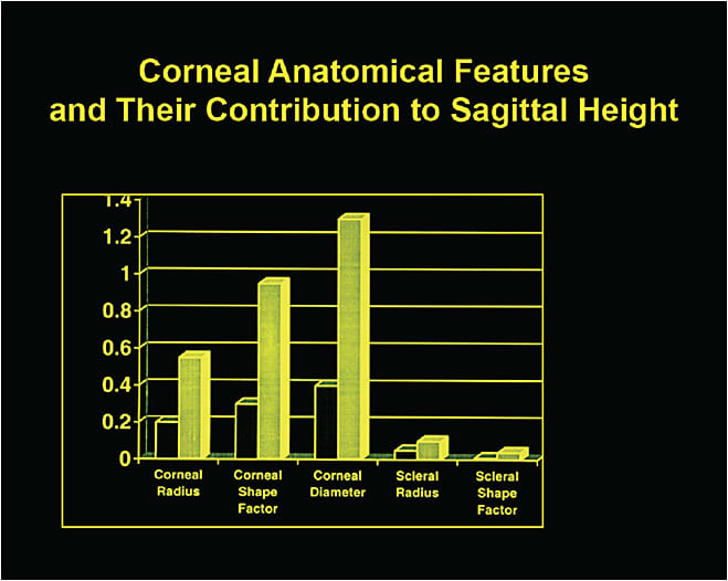 Figure 1. Study showing the anatomical contributions to sagittal height.1