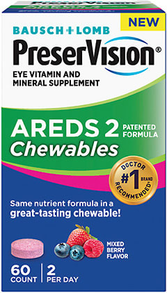 PreserVision AREDS 2 is now also chewable.