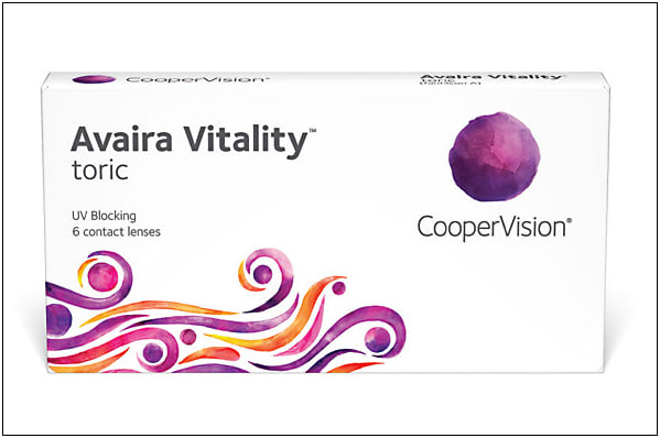 CooperVision’s Avaira Vitality Toric lens is manufactured in a new silicone hydrogel material designed to provide a healthier lens-wearing experience with better comfort and less dryness.