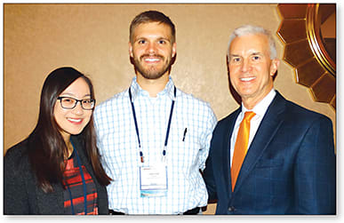 Figure 3. Photo Award Recipients (left to right): Drs. Grace Liao, Trevor Fosso, and Tom Arnold.