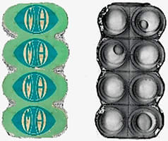 Figure 2. The original foil pack of the MIA Danalens contact lenses. Image courtesy of Contact Lens Museum in Forest Grove, OR