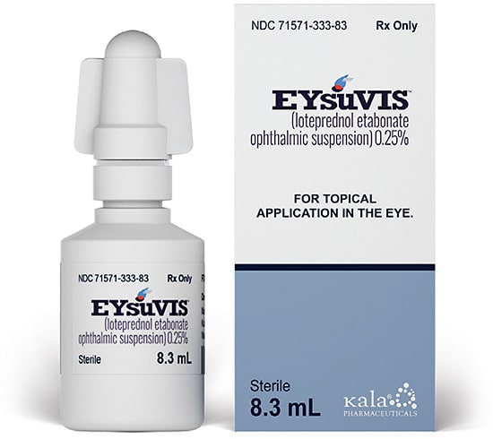 EYSUVIS tackles dry eye flares.