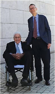 Drs. Dohlman and Melles. COURTESY CHAMPALIMAUD FOUNDATION