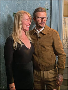 In Milan with EB&amp;#x2019;s celebrity cover model, David Beckham, to celebrate the debut of his new men&amp;#x2019;s eyewear collection with Safilo. Catch our Q&amp;#x2B;A on page 60.