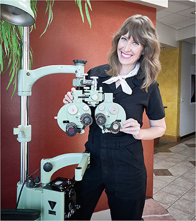 Kayla Heersink, optician
