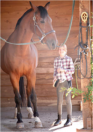 Pandemic puppies and ponies helped my daughternavigate her way. Photo: Darren Croke