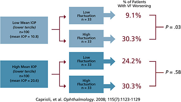 Figure 3. Reanalysis: IOP Fluctuation in Patients With Low Mean IOP