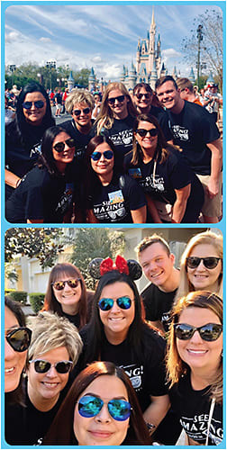 Several members of the team at Boling Vision Center attended a conference at Walt Disney World. Here, they experienced first-hand the intentionality and focus of the Disney brand — and even had some fun.