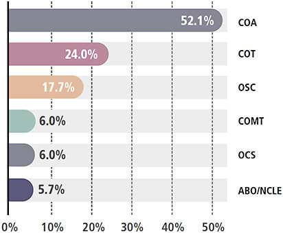 Figure 4. Effective certifications reported by respondents (top responses)