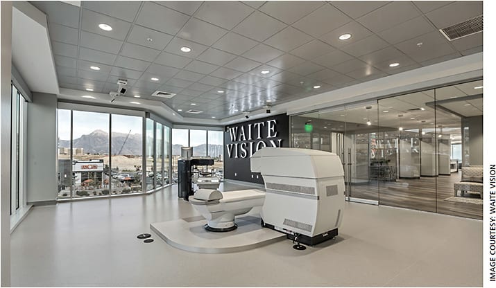 The surgical suite of Waite Vision in Lehi, Utah, where surgeons perform procedures such as LASIK, PRK and CXL.