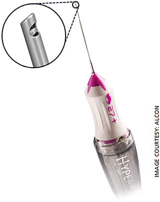 Figure 3. Alcon’s HYPERVIT Dual-Blade vitrectomy probe