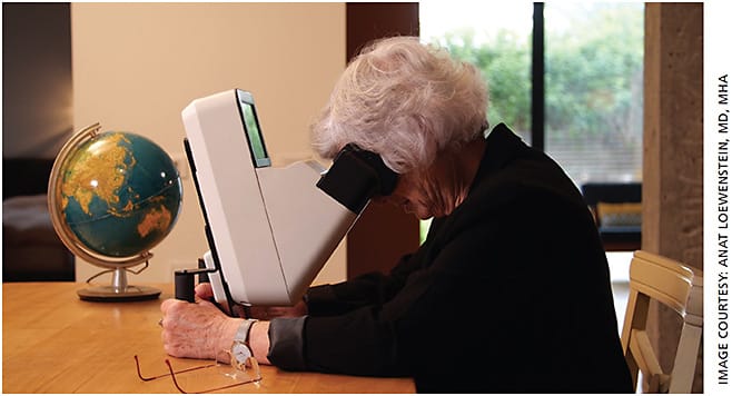 Figure 1. Investigational tele-connected patient self-operated Home OCT (Notal Vision).