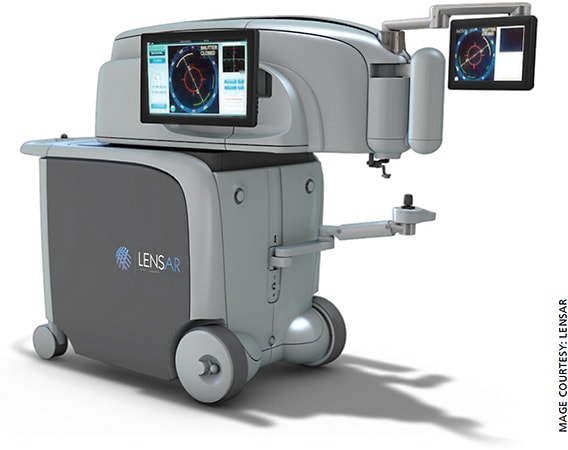 LENSAR&#x2019;s Cataract Laser with Augmented Reality technology.