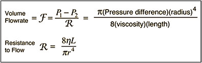 Figure 4. Poiseuille’s law.