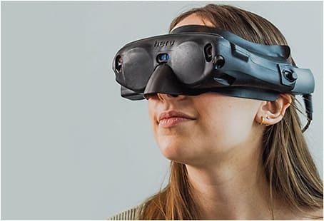 Figure 3. Heru‘s wearable AR/VR vision exam platform.