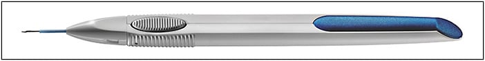 Figure 1. The injector for the intravitreal 0.7 mg dexamethasone implant (Ozurdex; Allergan/AbbVie).