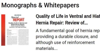 Quality of Life in Ventral and Hiatal Hernia Repair: Review of Long-Term Patient Outcomes in Two Large Case Series