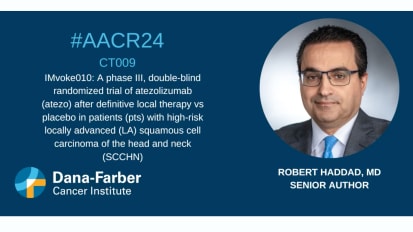 Robert Haddad, MD Discusses Head and Neck Cancer Research at AACR24