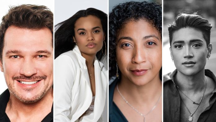 Paulo Szot, Lorna Courtney, Melanie La Barrie and Justin David Sullivan