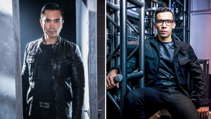Jose Llana and Conrad Ricamora