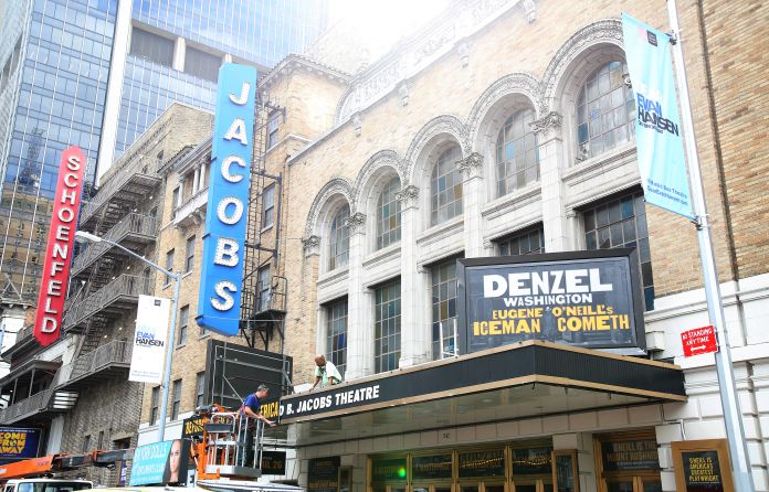 Theatre Marquee Unveiling For 'The Iceman Cometh'