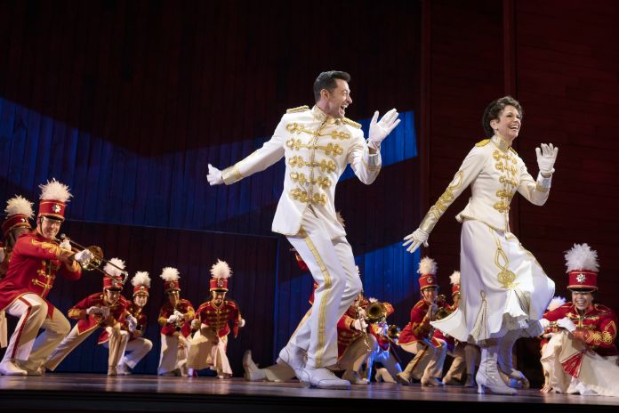 1717_Hugh Jackman, Sutton Foster, and the cast of THE MUSIC MAN_photo by Julieta Cervantes (2) (1)