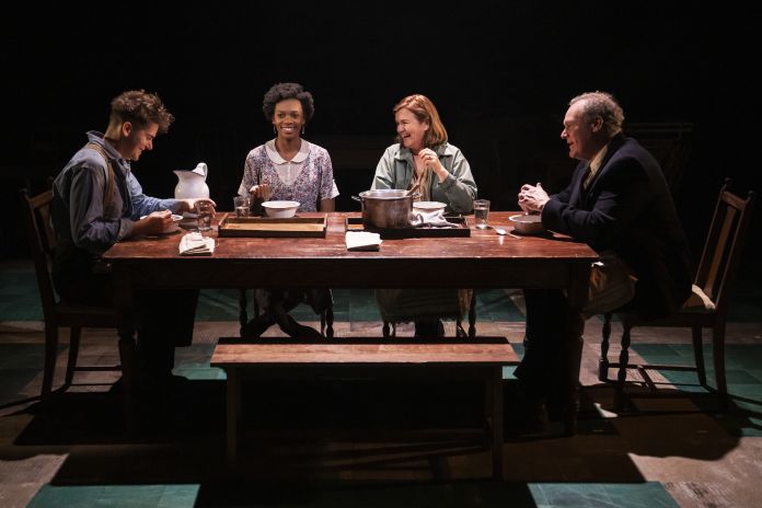 Colton Ryan, Kimber Elayne Sprawl, Mare Winningham, Jay O. Sanders in Girl From The North Country photo by Matthew Murphy 1349